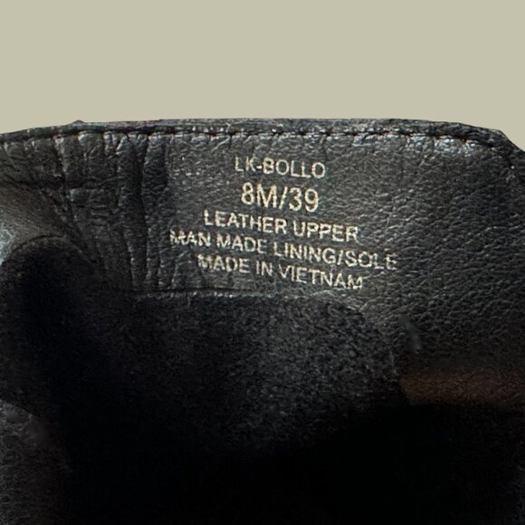 Lucky Brand Bollo Booties Ankle Boots 8M 38.5 Black Slip-on Pull-on - Picture 8 of 15